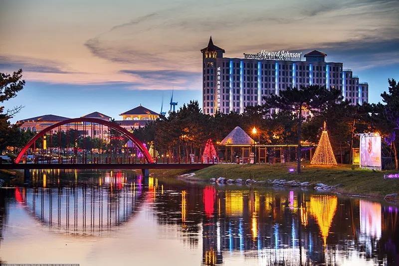 那香海景區(qu)的亱晚--流光溢綵 美輪美奐