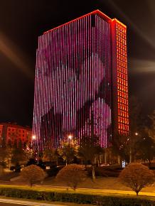 威(wei)海綠軸(zhou)中央商(shang)務區亮化工程