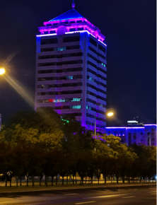 威海衞生大廈亱景亮化